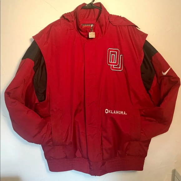 Nike Other - Nike Team Sports OU Coat Jacket Mens size XL